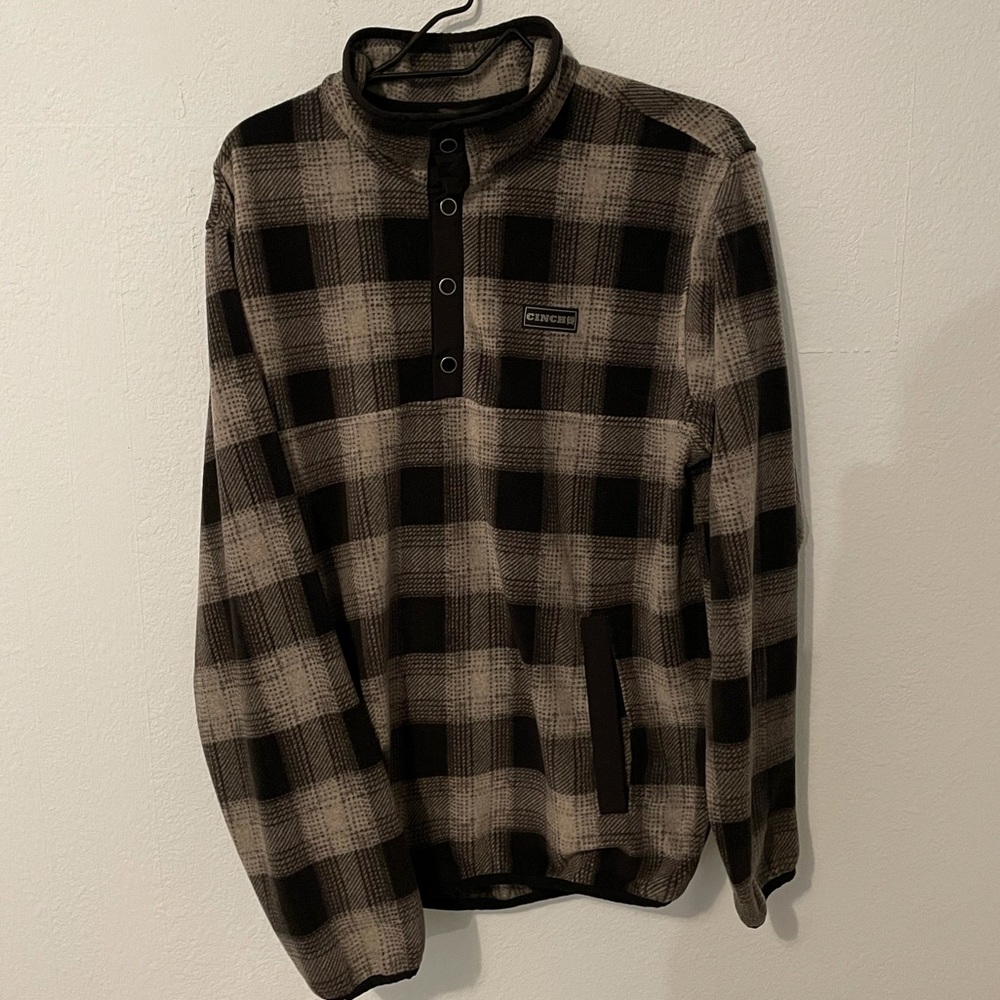 Cinch fleece 1/4 button